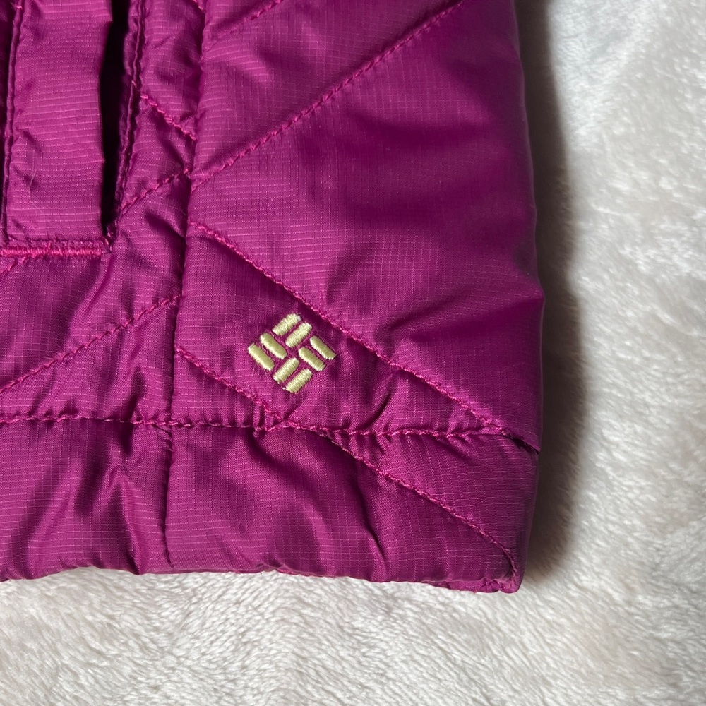 Columbia Kid’s Purple Quilted Lightweight Jacket SZ 4 Toddler - Picture 8 of 11